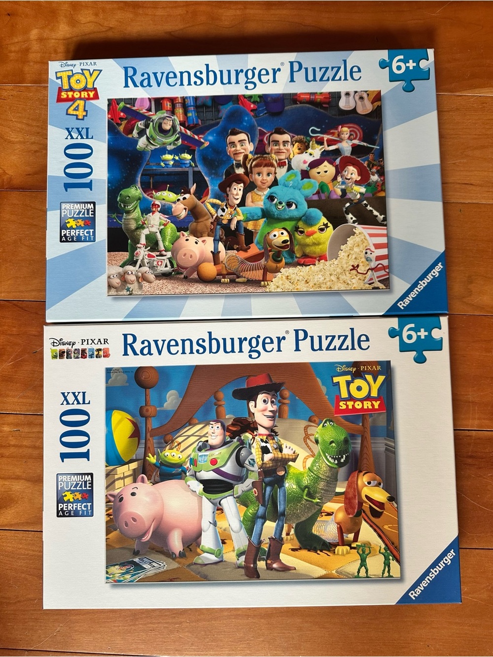 Ravensburger Toy Story Duo 100-Piece XXL Puzzle Set - Blue & White Boxes